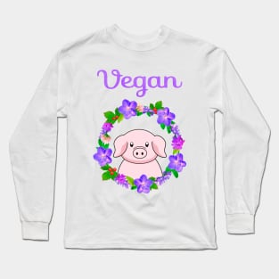 Vegan for the animals Long Sleeve T-Shirt